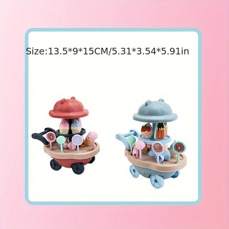 Kids Ice Cream Candy Truck Toy Kitchen Set | Interactive Parent-Child Play