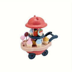 Kids Ice Cream Candy Truck Toy Kitchen Set | Interactive Parent-Child Play