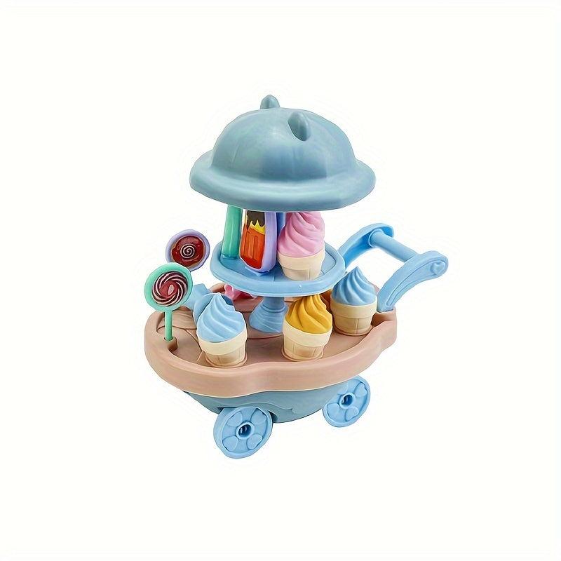 Kids Ice Cream Candy Truck Toy Kitchen Set | Interactive Parent-Child Play