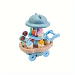 Kids Ice Cream Candy Truck Toy Kitchen Set | Interactive Parent-Child Play