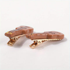 Funny Guitar Violin Hair Clip Set for Girls