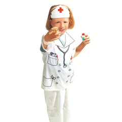 Kids Pretend Doctor Costume Halloween Dress Up