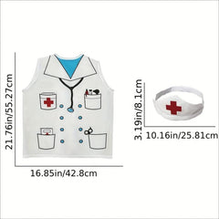 Kids Pretend Doctor Costume Halloween Dress Up