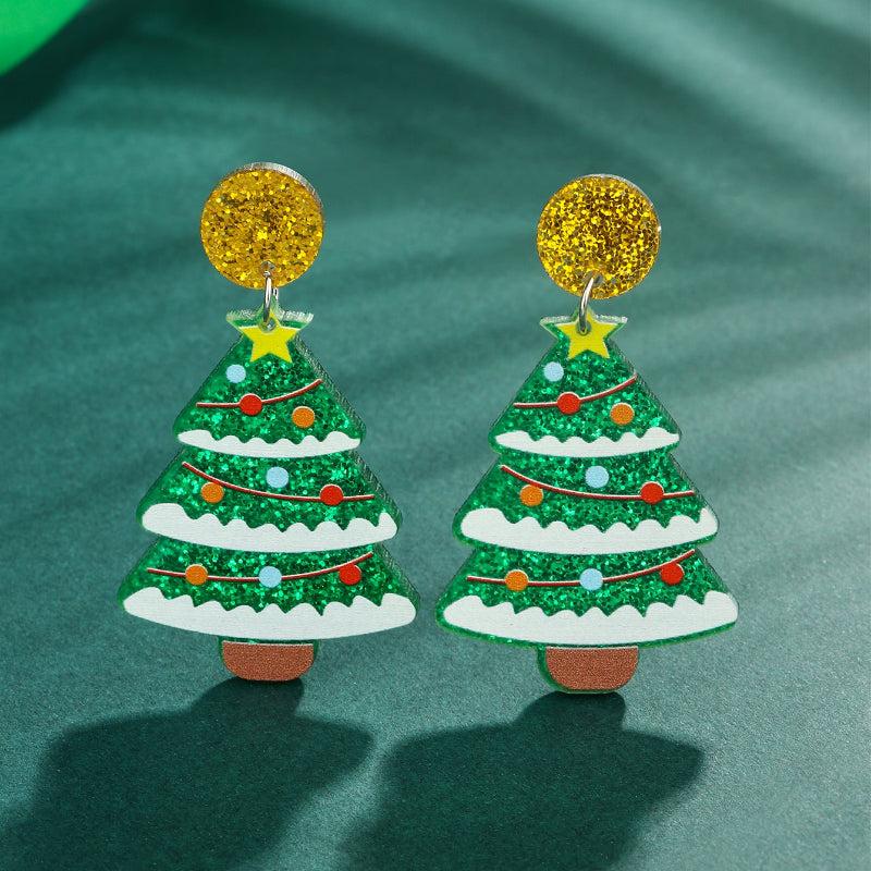 2PCS Vintage Christmas Earrings - Perfect Gift for Stylish Women