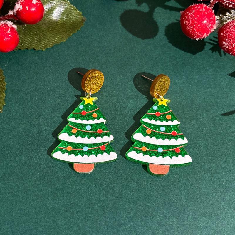 2PCS Vintage Christmas Earrings - Perfect Gift for Stylish Women