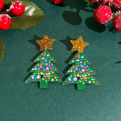 2PCS Vintage Christmas Earrings - Perfect Gift for Stylish Women