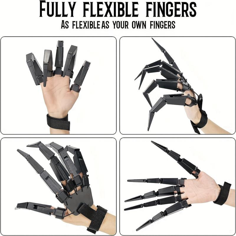 Spooky Halloween Articulated Fingers for Cosplay