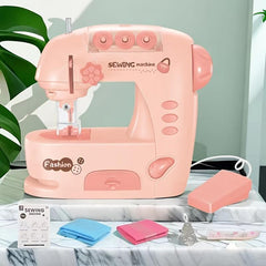 Portable Mini Sewing Machine with Night Light and Sewing Kit for Beginners