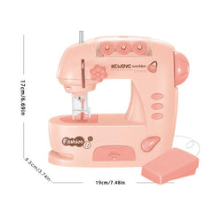 Portable Mini Sewing Machine with Night Light and Sewing Kit for Beginners