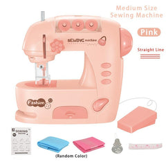 Portable Mini Sewing Machine with Night Light and Sewing Kit for Beginners