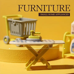 Doll House Furniture Set - Living Room Decor