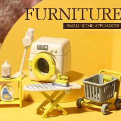 Doll House Furniture Set - Living Room Decor