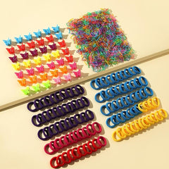 1070 Pack Kids Hot Hair Tie Hair Clip Set Birthday Gift