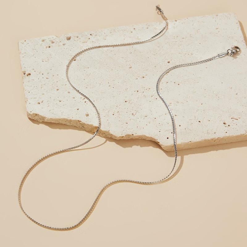 Stainless Steel Chain Necklace - Ideal Gift for Her