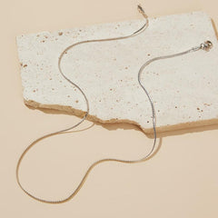 Stainless Steel Chain Necklace - Ideal Gift for Her