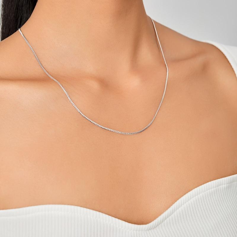 Stainless Steel Chain Necklace - Ideal Gift for Her