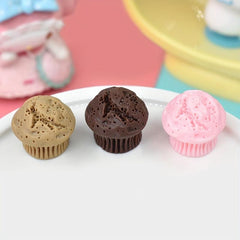 Resin Accessories Cupcake Simulation Food Play Props Diy Decor