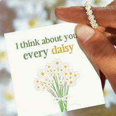 Sweet Daisy Ladies Ring Cold Wind Flower Open Ring Christmas