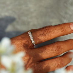 Sweet Daisy Ladies Ring Cold Wind Flower Open Ring Christmas