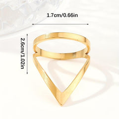 Personalized Stainless Steel Ring N043 Customized Jewelry