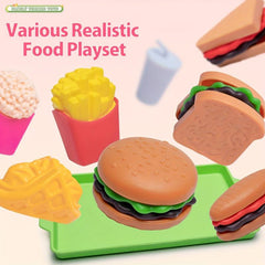 Playful Fruit Cutting Music Set with Spatula & Basket