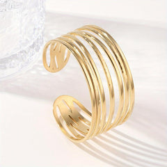 925 Silver Open Toe Rings For Women 4 Layer Adjustable Minimalistic Foot Jewelry