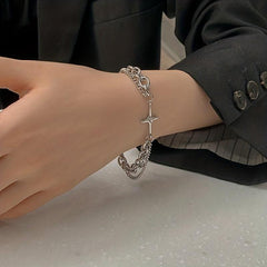 Vintage Six Pointed Star Bracelet Women Party Jewelry