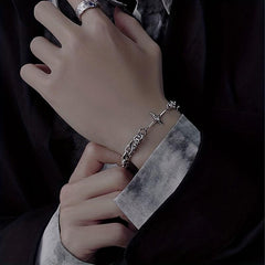 Vintage Six Pointed Star Bracelet Women Party Jewelry