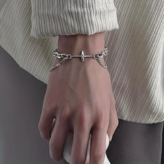 Vintage Six Pointed Star Bracelet Women Party Jewelry