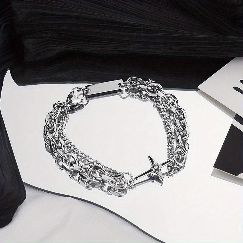Vintage Six Pointed Star Bracelet Women Party Jewelry