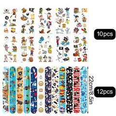 Pirate Party Favors Toys Slap Bracelets Pirates Snap Bracelet Wristband