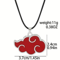 Red Cloud Pattern Pendant Necklace