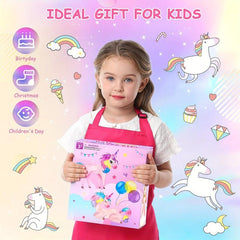 Girls Beauty Salon Set with Hair Dryer & Unicorn Model