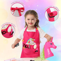 Girls Beauty Salon Set with Hair Dryer & Unicorn Model