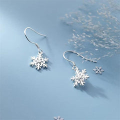 Snow Dangle Earrings Wedding Party Christmas Jewelry Gift For Women