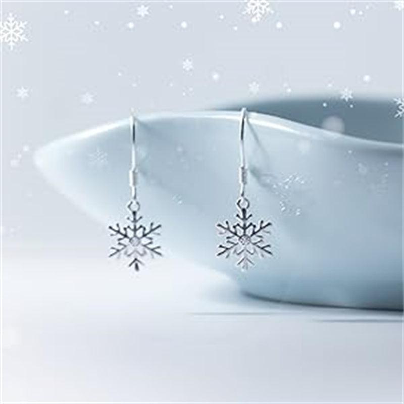 Snow Dangle Earrings Wedding Party Christmas Jewelry Gift For Women