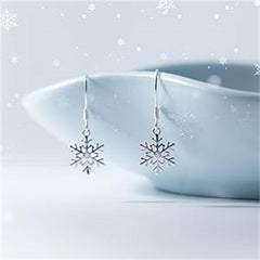 Snow Dangle Earrings Wedding Party Christmas Jewelry Gift For Women
