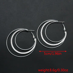Round Hoop Earrings Party Jewelry Birthday