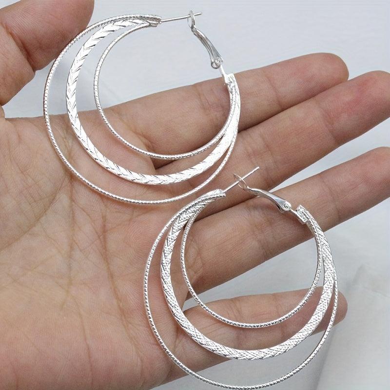 Round Hoop Earrings Party Jewelry Birthday