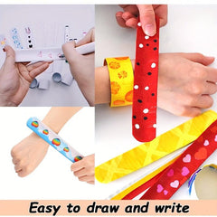 12pcs DIY Claw Bangle for Kids Party School Project Painting Halloween Christmas