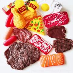 House Puzzle Simulation Plastic Food Western Food Fast Food