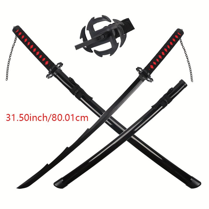 Wooden Anime Sword Samurai Cosplay Toy Gift For Halloween And Christmas