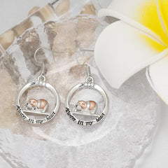 Pink Guinea Pig Earrings for Women - Birthday & Christmas Gift
