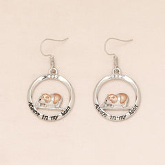 Pink Guinea Pig Earrings for Women - Birthday & Christmas Gift