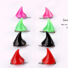 Halloween Devil Horns Hairpin Girl Ghost Trick or Treat Headdress