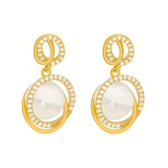 3D Geometric Cat's Eye Earrings for Women