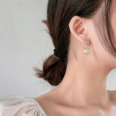 3D Geometric Cat's Eye Earrings for Women
