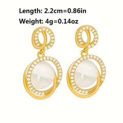 3D Geometric Cat's Eye Earrings for Women