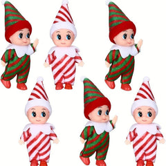 12 Doll House Christmas Elf Dolls Felt Dolls Christmas Tree Decoration