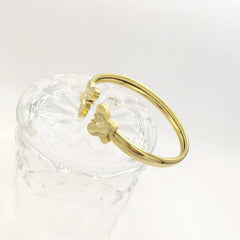 Vintage Chinese Style Stainless Steel Bangle